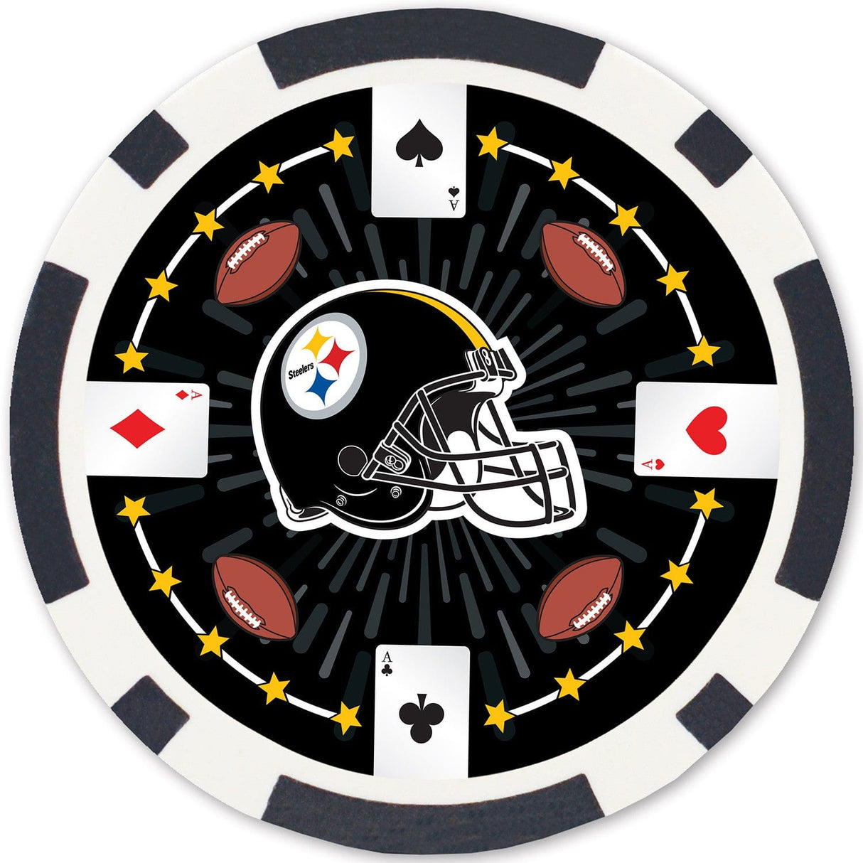 Pittsburgh Steelers 100 Piece Poker Chips