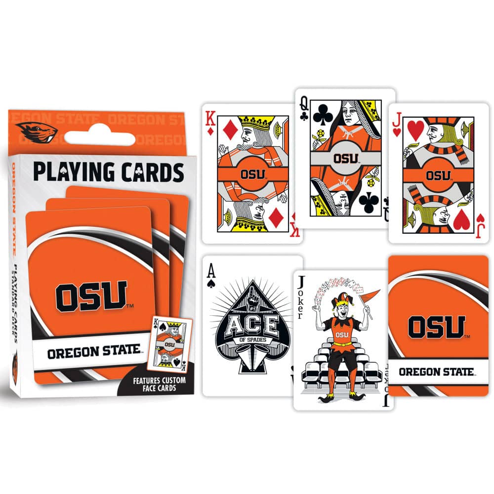 Oregon State Beavers Playing Cards - 54 Card Deck