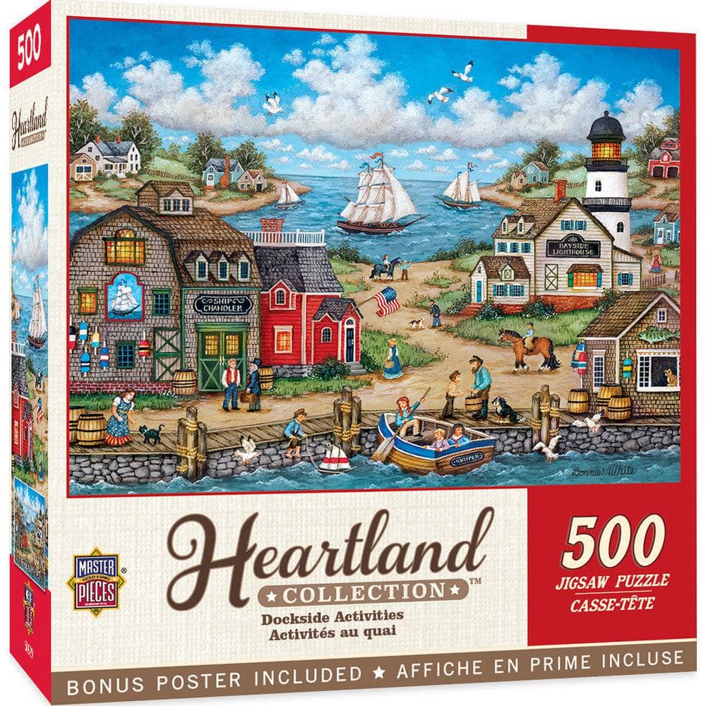 Heartland - Dockside Activities 500 Piece Jigsaw Puzzle