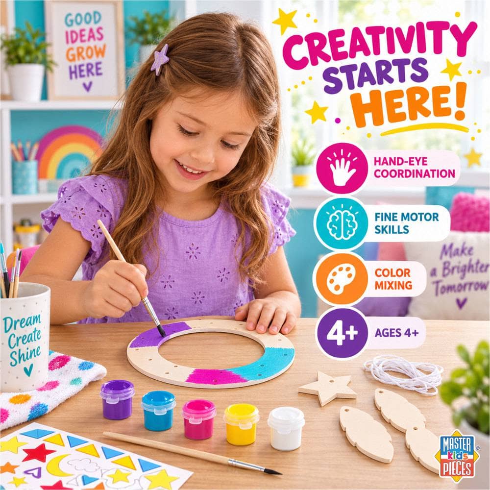 Dreamcatcher Wood Craft & Paint Kit