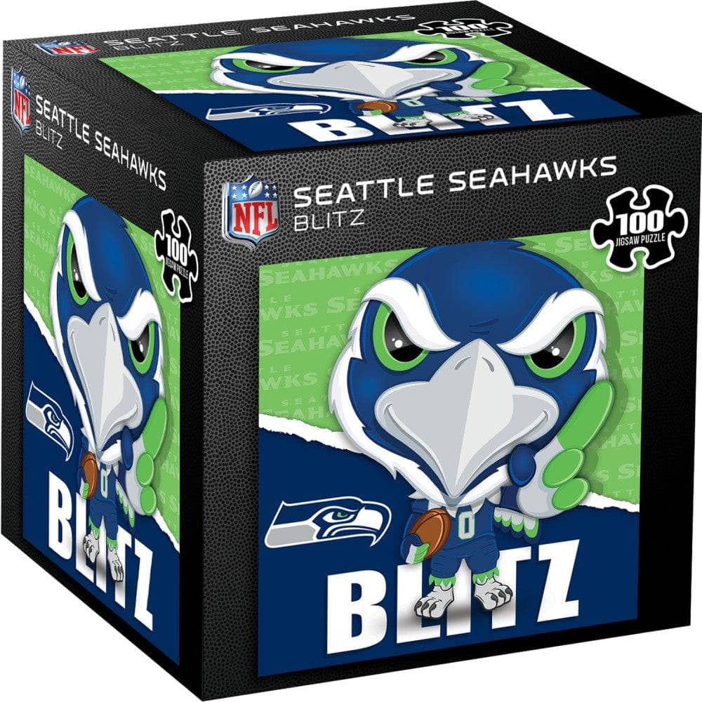 Seattle Seahawks - NFL Mascot 100 Piece Jigsaw Puzzle