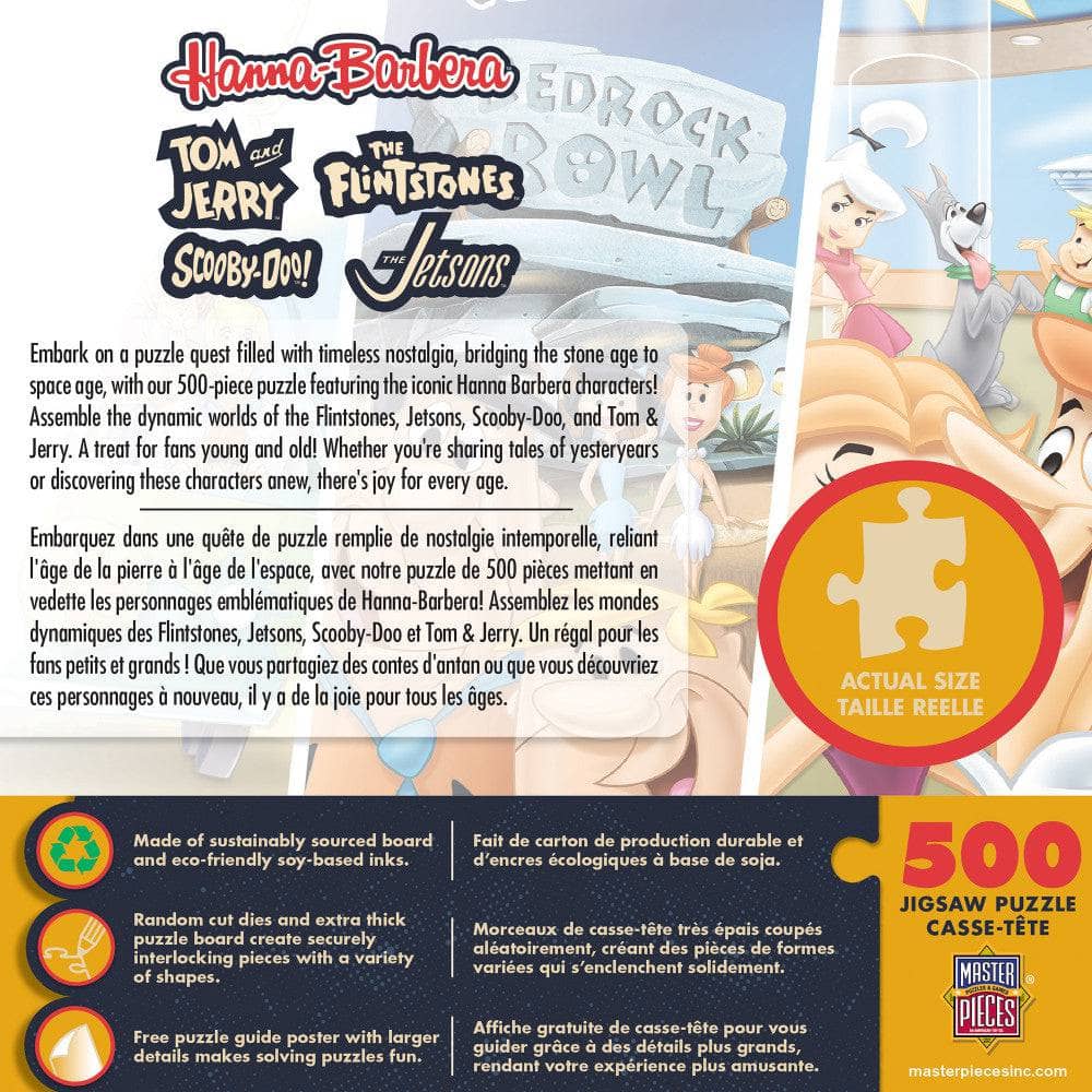 Cartoons - Hanna-Barbera Classics 500 Piece Jigsaw Puzzle
