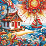 Kaleidoscope - My Cottage by the Sea 1000 Piece Jigsaw Puzzle