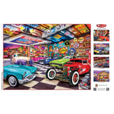 Wheels - Collector's Garage 750 Piece Jigsaw Puzzle
