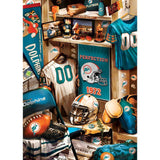 Miami Dolphins - Locker Room 500 Piece Jigsaw Puzzle