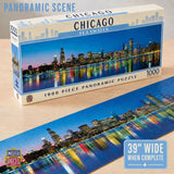 Chicago, Illinois 1000 Piece Panoramic Jigsaw Puzzle