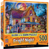 Glow in the Dark - Fright Night 500 Piece Jigsaw Puzzle