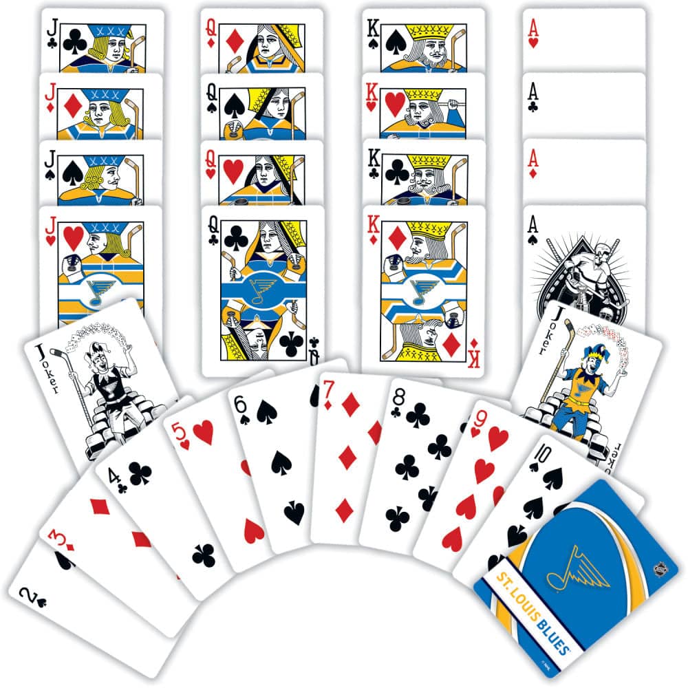 St. Louis Blues Playing Cards - 54 Card Deck