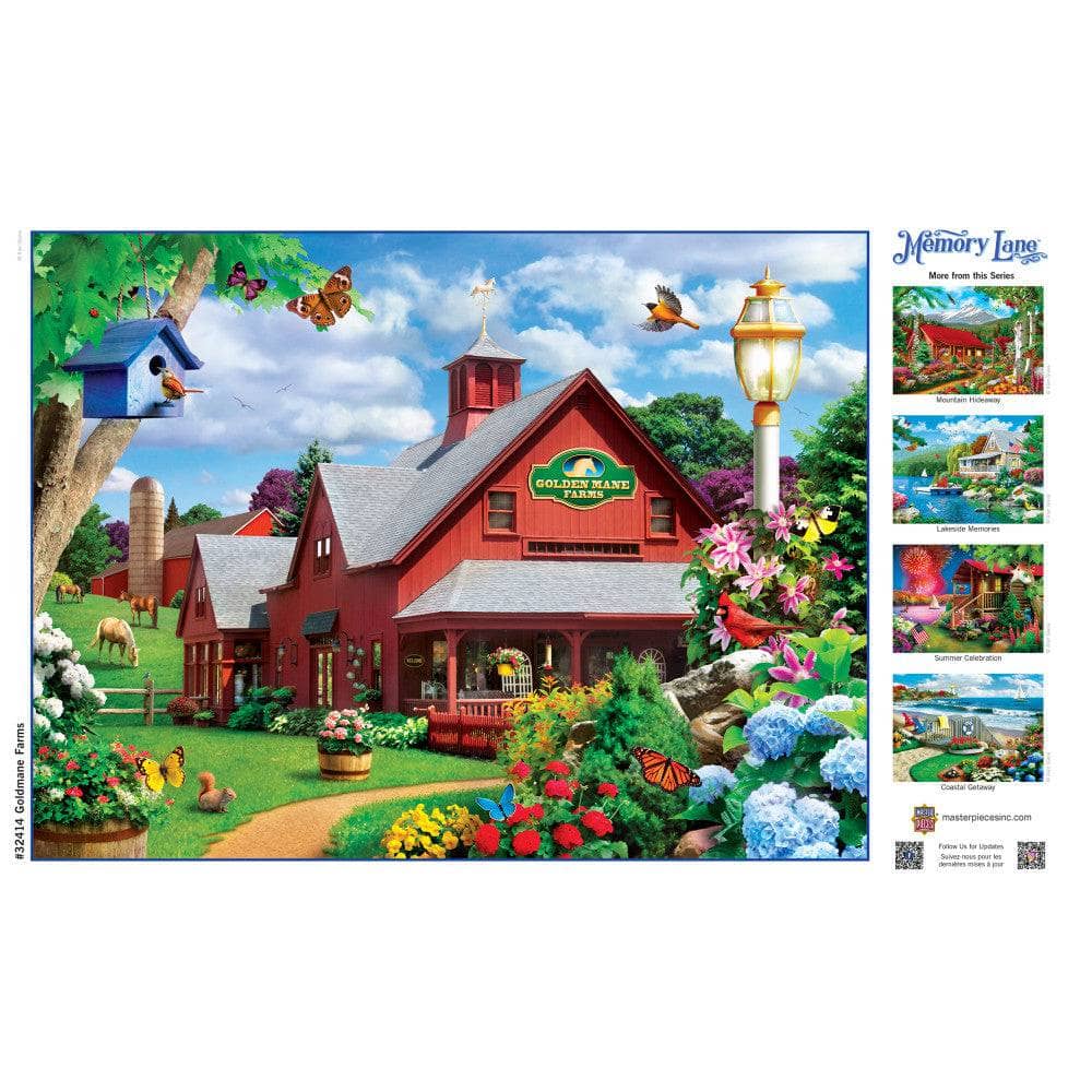 Memory Lane - Goldmane Farms 300 Piece EZ Grip Jigsaw Puzzle