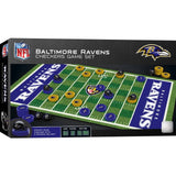 Baltimore Ravens Checkers Board Game