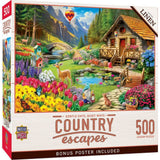 Country Escapes - Gentle Days, Quiet Ways 500 Piece Jigsaw Puzzle