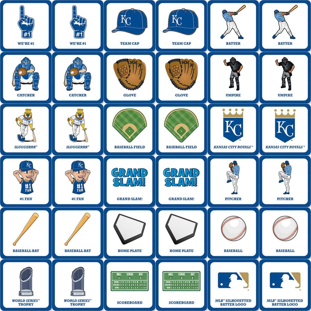 Kansas City Royals Matching Game