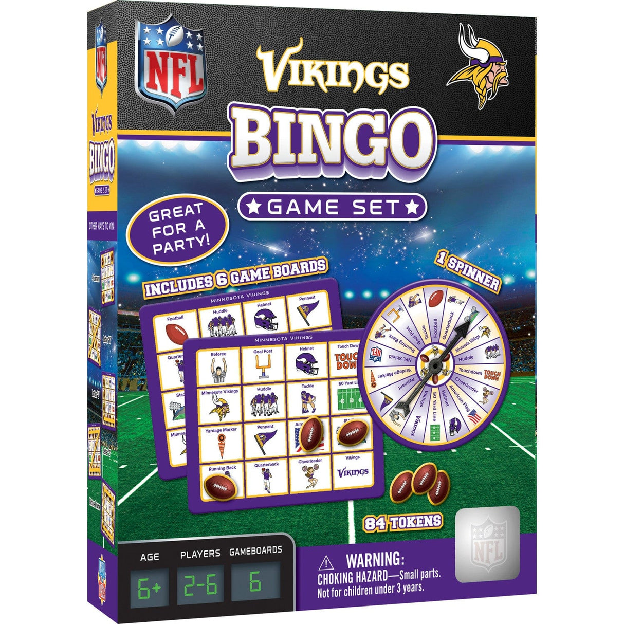 Minnesota Vikings NFL Bingo Game