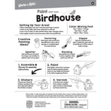 Birdhouse Wood Craft & Paint Kit