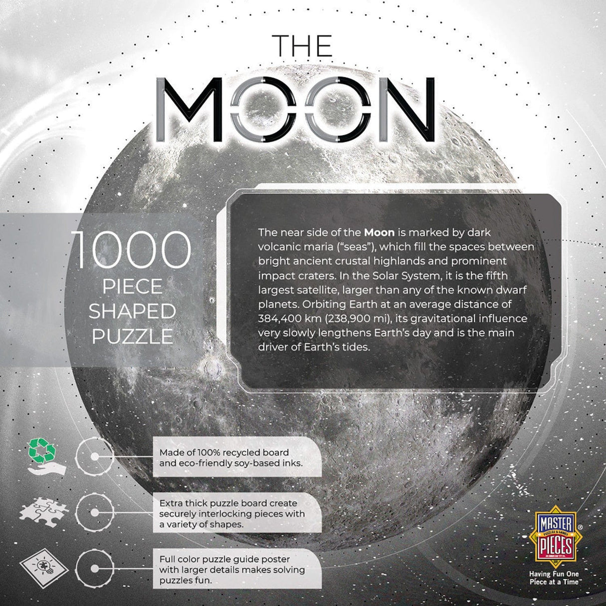 The Moon - 1000 Piece Round Jigsaw Puzzle