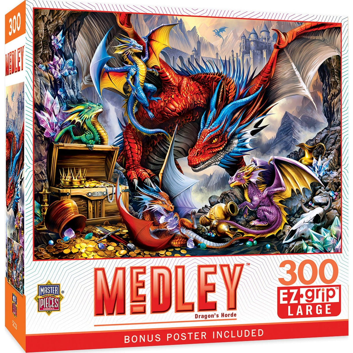 Medley - Dragon's Horde 300 Piece EZ Grip Jigsaw Puzzle