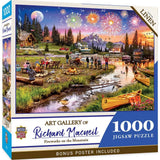 Art Gallery - Fireworks on the Mountain 1000 Piece Jigsaw Puzzle
