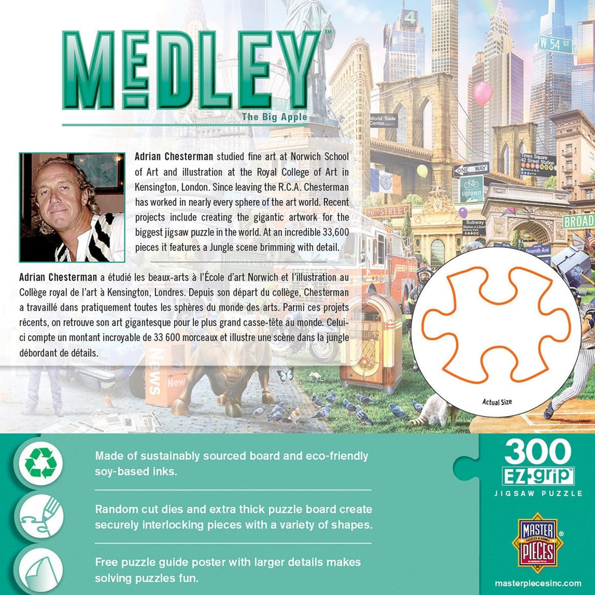 Medley - The Big Apple 300 Piece EZ Grip Jigsaw Puzzle