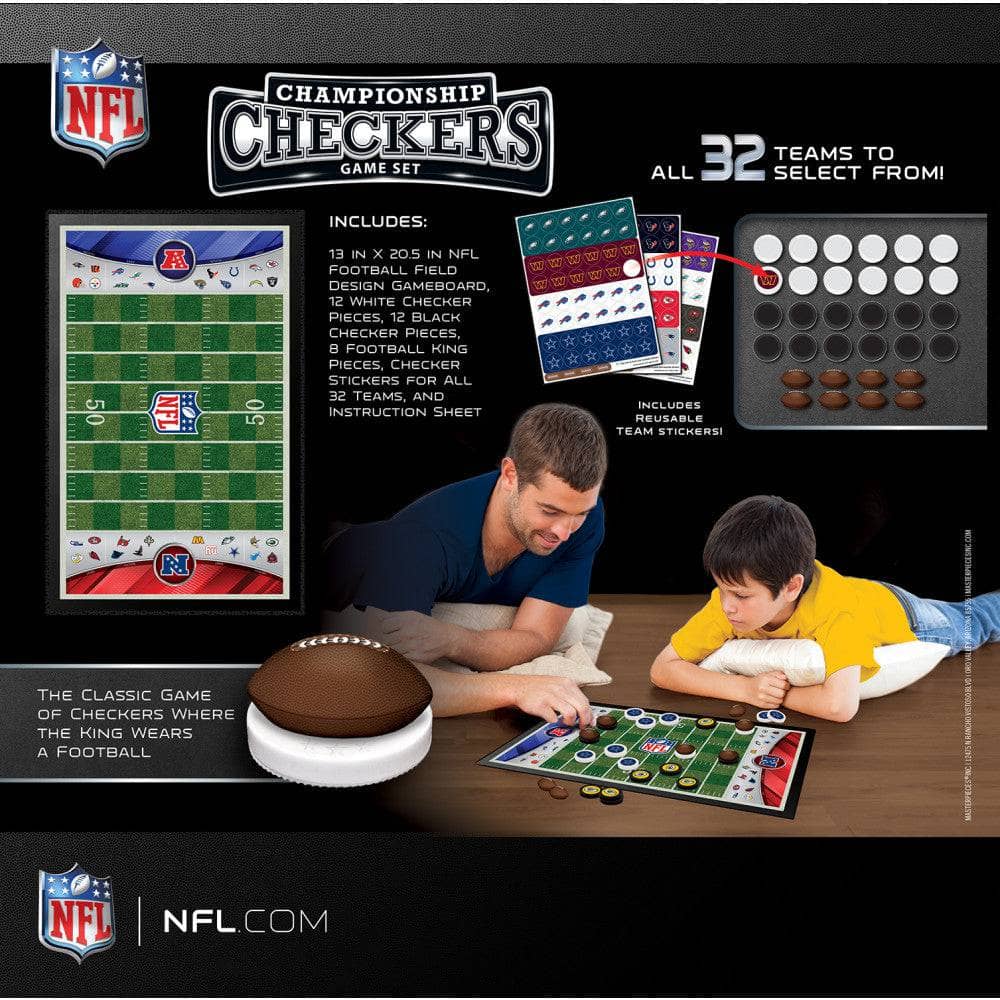 NFL - League Checkers Board Game