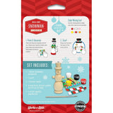 Nutcracker Snowman Ornament Wood Paint Kit