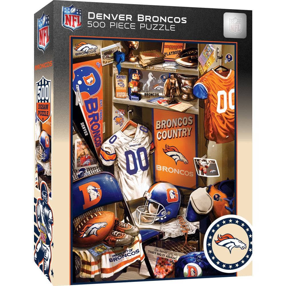 Denver Broncos - Locker Room 500 Piece Jigsaw Puzzle