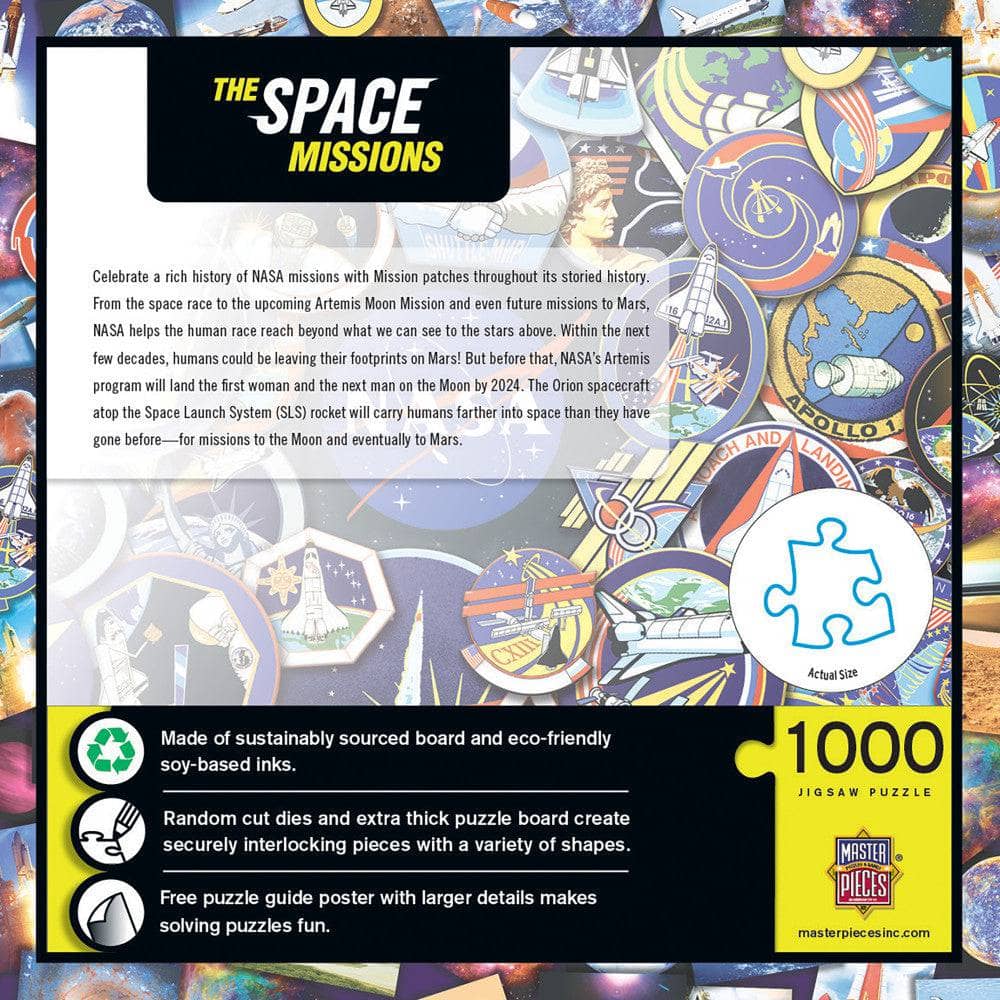 The Space Missions - 1000 Piece Jigsaw Puzzle