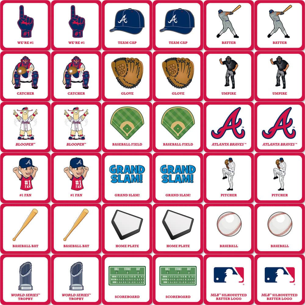 Atlanta Braves Matching Game