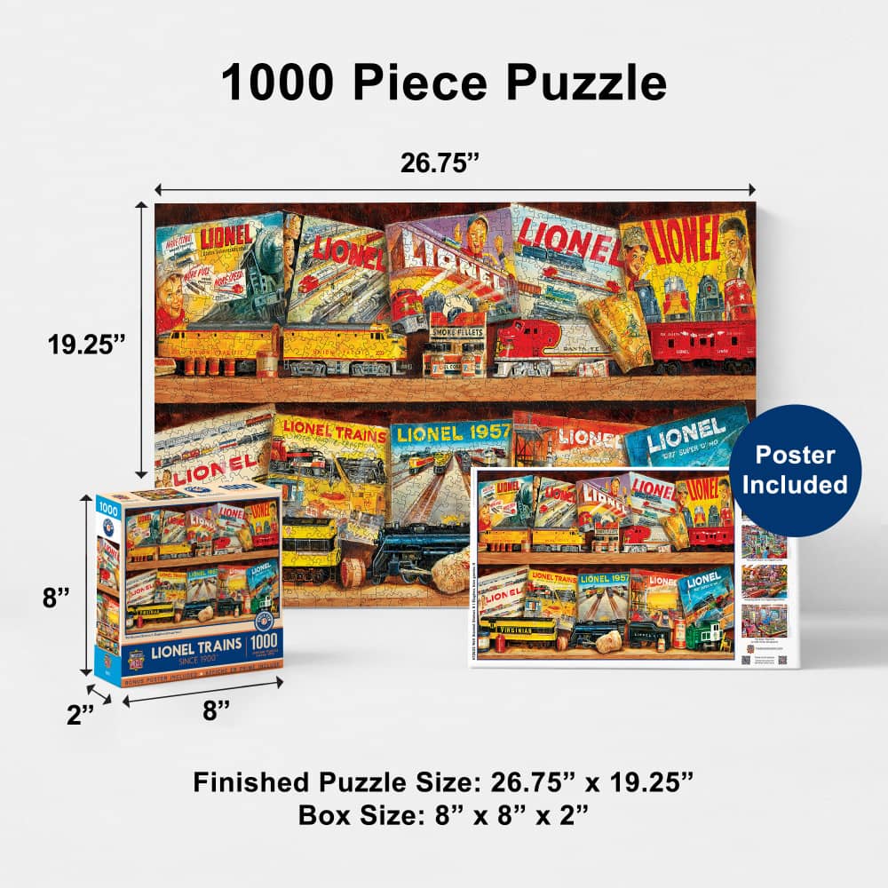 Lionel Trains - Well Stocked Shelves II 1000 Piece Jigsaw Puzzle