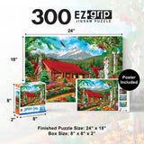 Memory Lane - Mountain Hideaway 300 Piece EZ Grip Jigsaw Puzzle