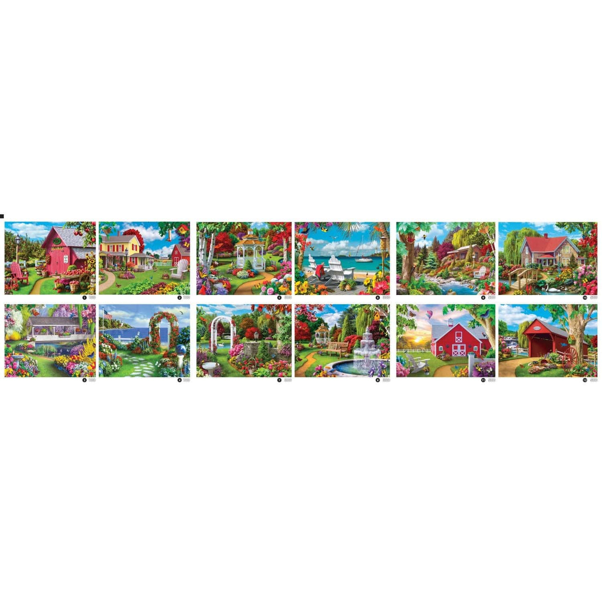 Alan Giana Jigsaw Puzzle Collection - 12 Pack