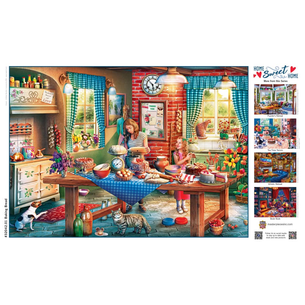 Home Sweet Home - Baking Bread 500 Piece Jigsaw Puzzle