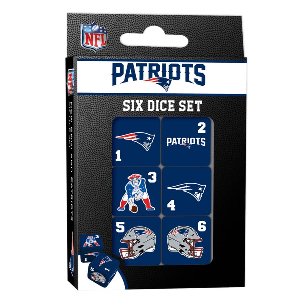 New England Patriots Dice Set - 19mm