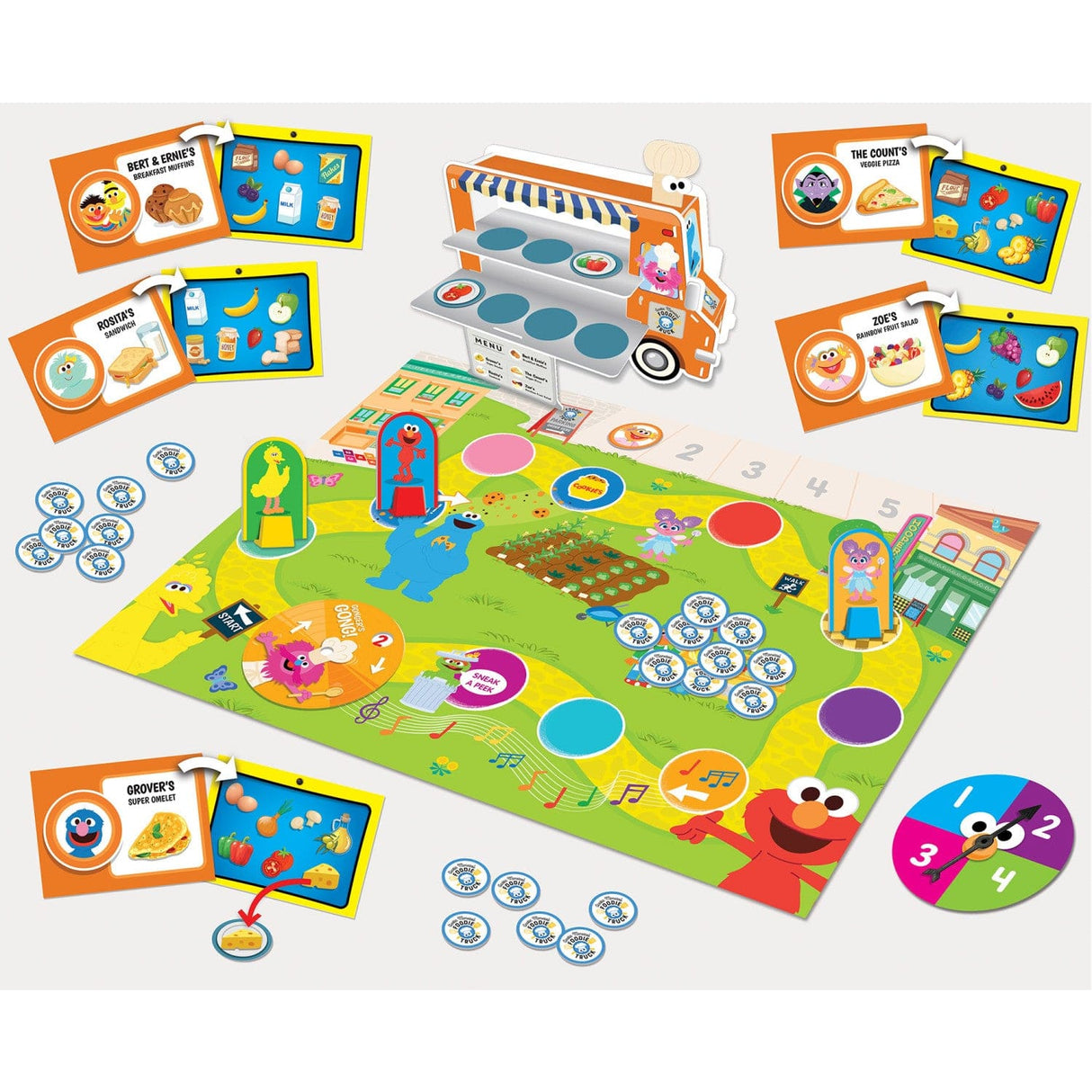 Sesame Street - Cookie Monster's Food Truck Co-Op Game