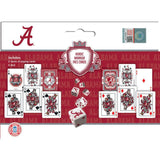 Alabama Crimson Tide - 2-Pack Playing Cards & Dice Set