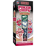 San Francisco 49ers 100 Piece Poker Chips