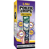 LSU Tigers 100 Piece Poker Chips