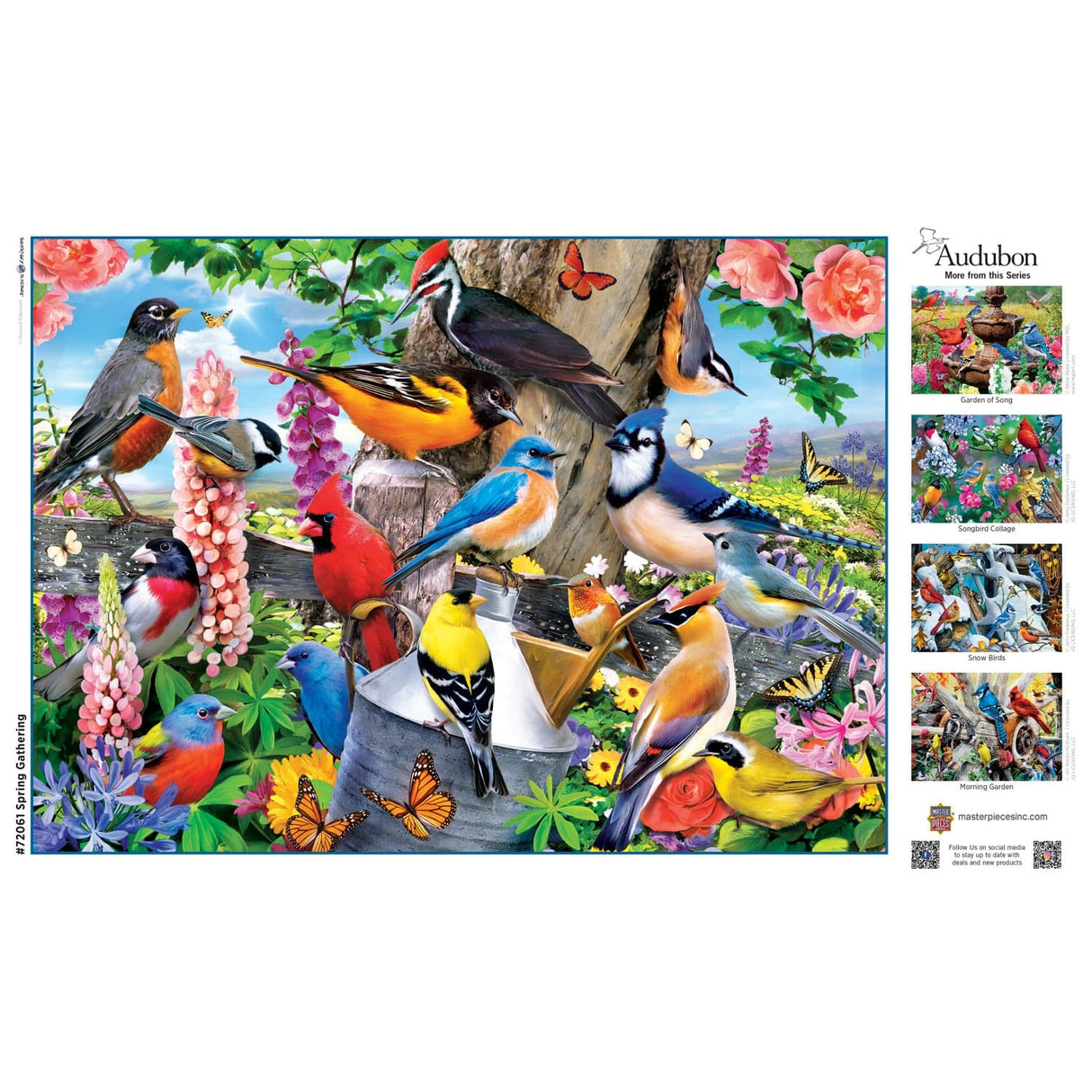 Audubon - Spring Gathering 1000 Piece Jigsaw Puzzle