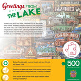 Greetings From The Lake - 500 Piece Jigsaw Puzzle