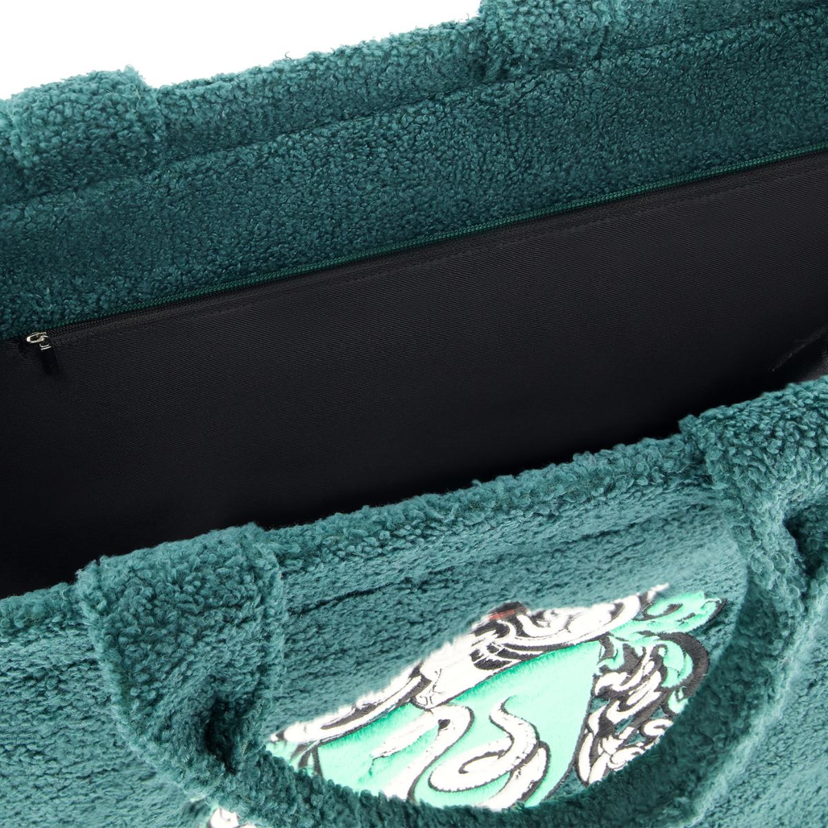 Harry Potter Slytherin Crest Tote with Trolley Strap