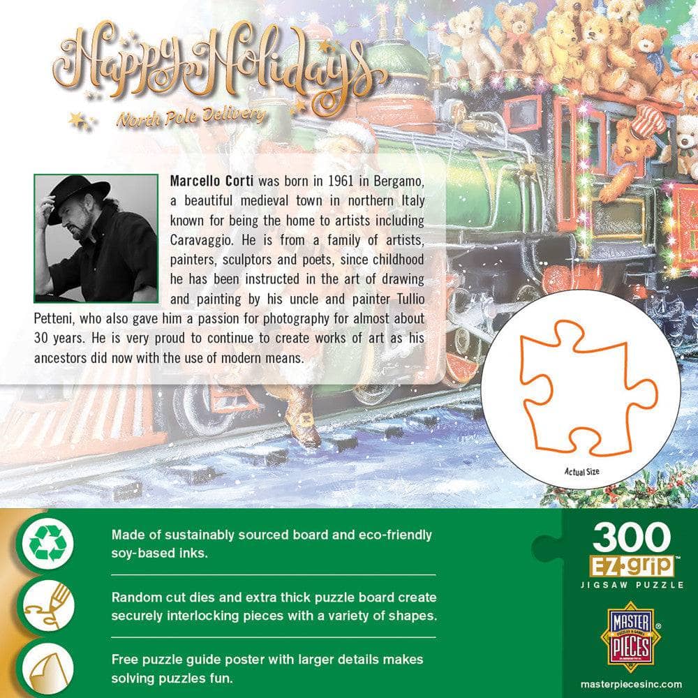 Happy Holidays - North Pole Delivery 300 Piece EZ Grip Jigsaw Puzzle