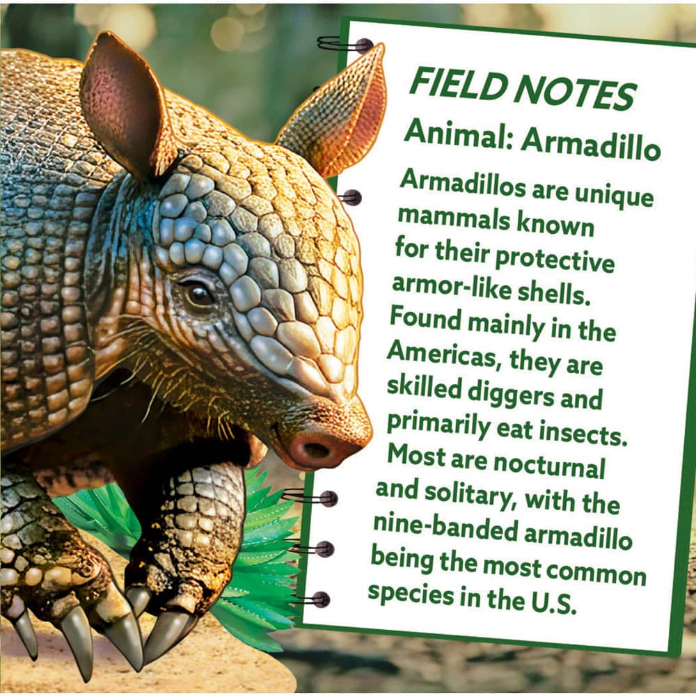 Armadillo 100 Piece Shaped Jigsaw Puzzle