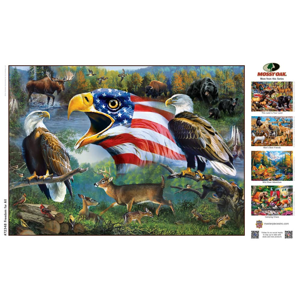 Mossy Oak - Freedom for All 1000 Piece Jigsaw Puzzle