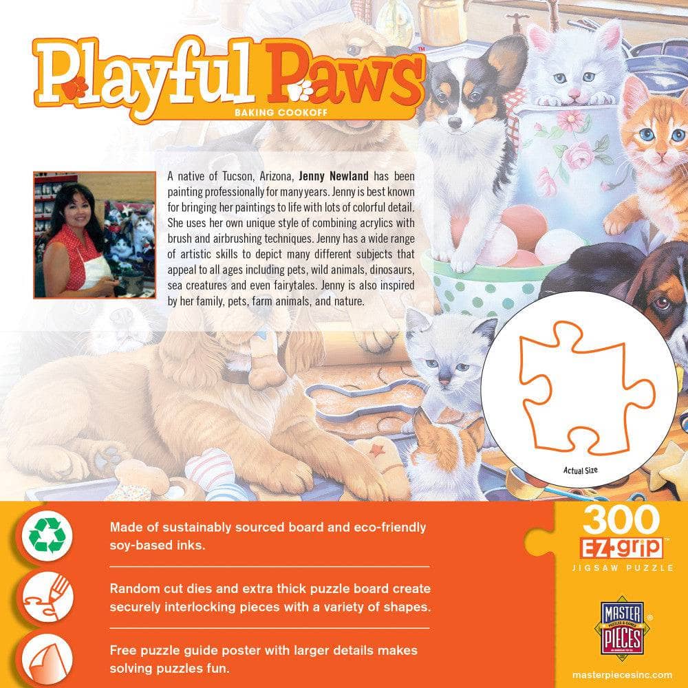 Playful Paws - Baking Cookoff 300 Piece EZ Grip Jigsaw Puzzle