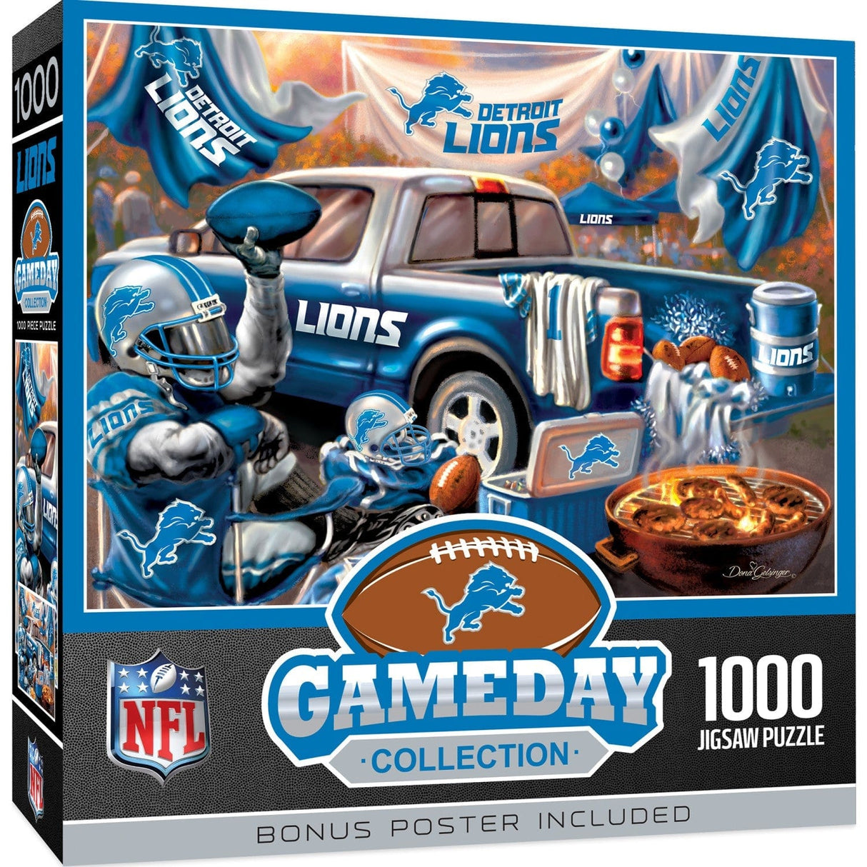 Detroit Lions - Gameday 1000 Piece Jigsaw Puzzle