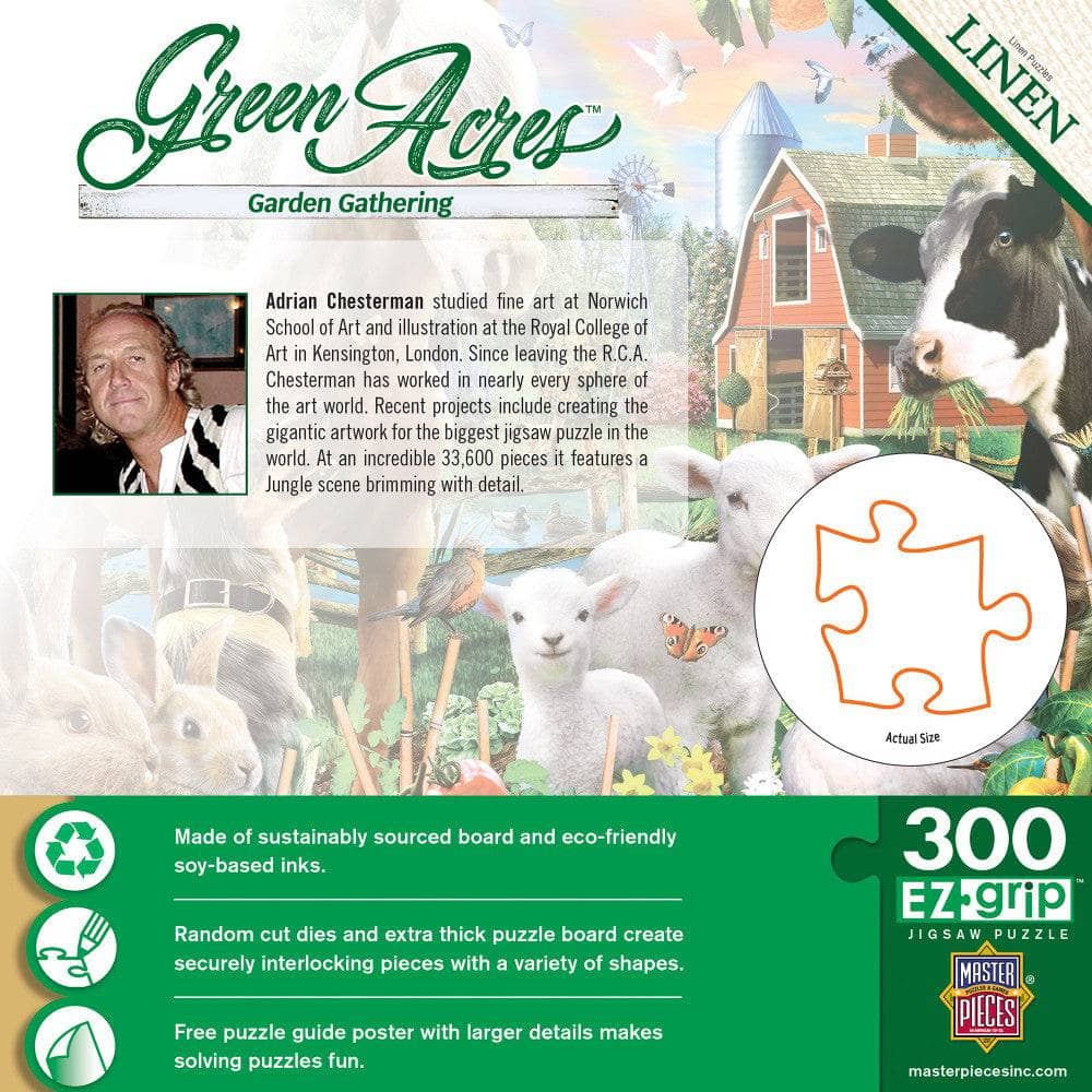 Green Acres - Garden Gathering 300 Piece EZ Grip Jigsaw Puzzle