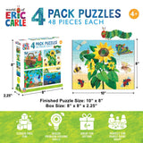 World of Eric Carle 48 Piece Jigsaw Puzzles 4-Pack