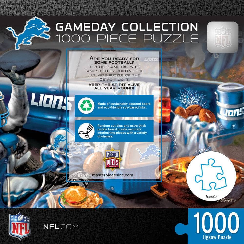 Detroit Lions - Gameday 1000 Piece Jigsaw Puzzle