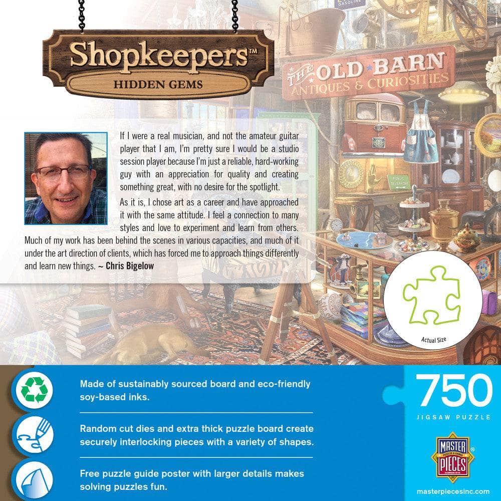 Shopkeepers - Hidden Gems 750 Piece Jigsaw Puzzle