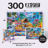 Tropics - Hidden Cove 300 Piece EZ Grip Jigsaw Puzzle