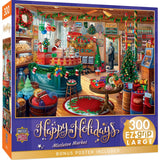 Happy Holidays - Mistletoe Market 300 Piece EZ Grip Jigsaw Puzzle